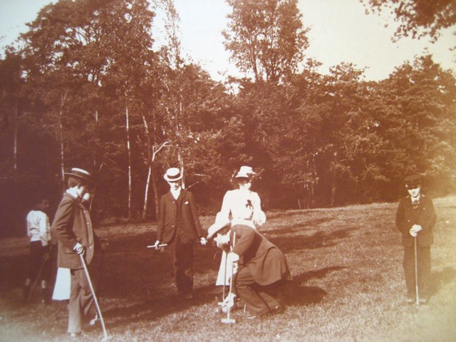 Partie de croquet à Vincennes - 1904